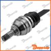 Demi-Arbre de Transmission MTM droite pour OPEL | NPW-PL-125, 36073